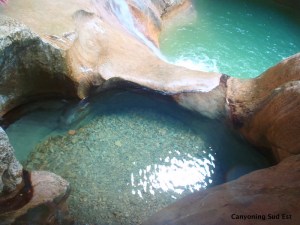 Haut Jabron proche Castellane gorges du Verdon Canyoning dans le Verdon.